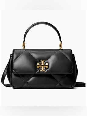 AUTHENTIC Tory Burch Kira Diamond Quilted Leather Top Handle Bag